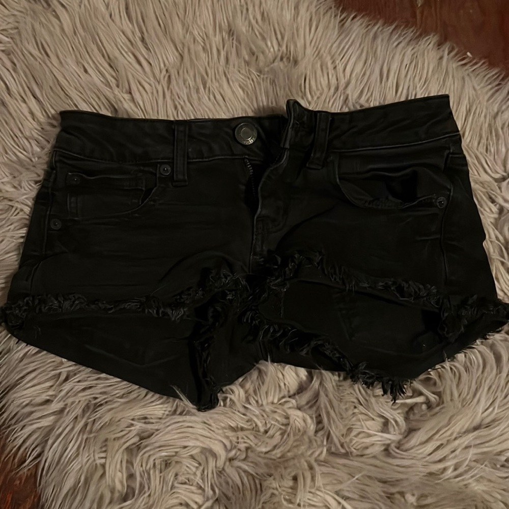 Short Black American Eagle Shorts
